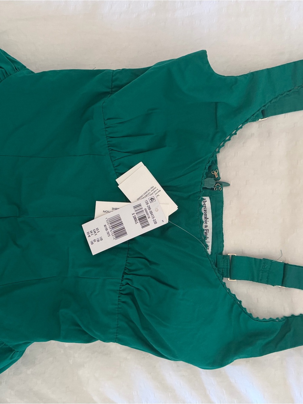 Abercrombie & Fitch Emerald Scoop Neck Midi Dress - Picture 3 of 3